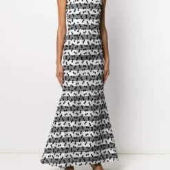 Femme Lanvin Robe Mi-longue évasée à Design Texturé 9 Femme Lanvin Robe Mi-longue évasée à Design Texturé -Promos Féerie Jupe Boutique 14991588 25022587 1000