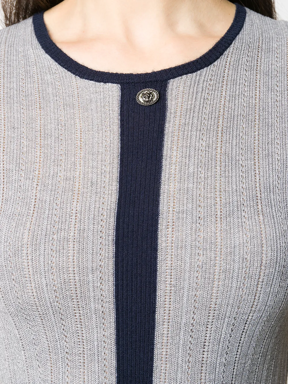 Femme CHANEL Robe Courte En Maille Nervurée 7 Femme CHANEL Robe Courte En Maille Nervurée – Image 5