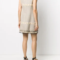 Femme CHANEL Robe Droit à Détails Franges 10 Femme CHANEL Robe Droit à Détails Franges -Promos Féerie Jupe Boutique 15080191 26028067 1000