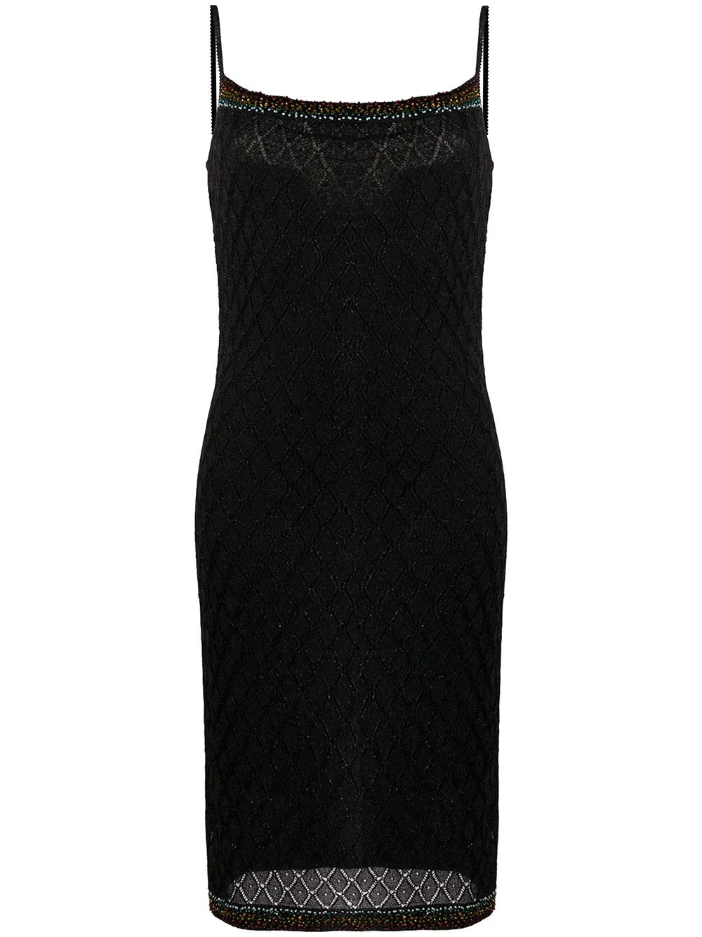 Femme Christian Dior Robe En Maille Métallisée à Ornements Pre-owned 3 Femme Christian Dior Robe En Maille Métallisée à Ornements Pre-owned