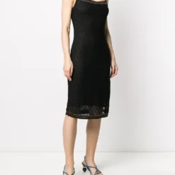 Femme Christian Dior Robe En Maille Métallisée à Ornements Pre-owned 10 Femme Christian Dior Robe En Maille Métallisée à Ornements Pre-owned -Promos Féerie Jupe Boutique 15091221 25728640 1000