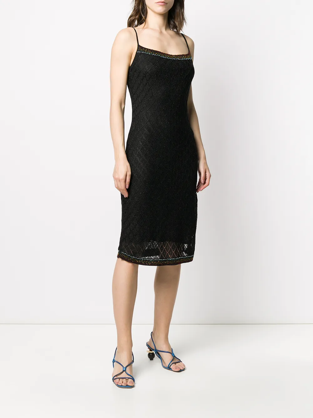 Femme Christian Dior Robe En Maille Métallisée à Ornements Pre-owned 5 Femme Christian Dior Robe En Maille Métallisée à Ornements Pre-owned – Image 3