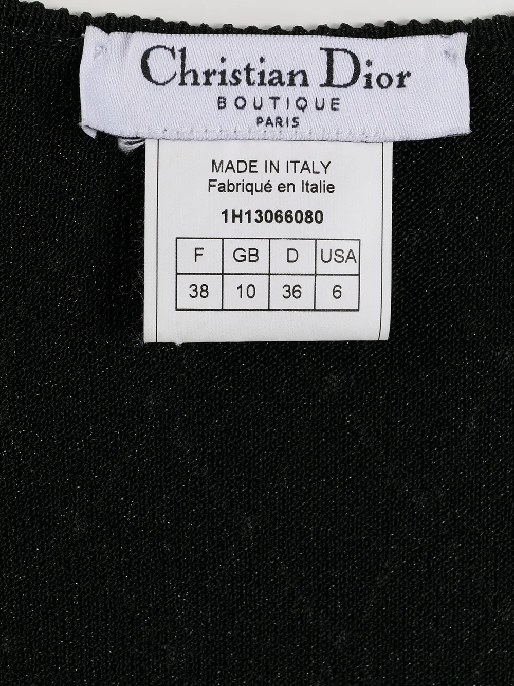 Femme Christian Dior Robe En Maille Métallisée à Ornements Pre-owned 8 Femme Christian Dior Robe En Maille Métallisée à Ornements Pre-owned – Image 6