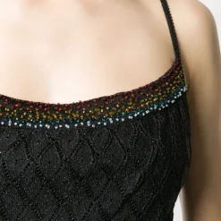 Femme Christian Dior Robe En Maille Métallisée à Ornements Pre-owned 12 Femme Christian Dior Robe En Maille Métallisée à Ornements Pre-owned -Promos Féerie Jupe Boutique 15091221 25728643 1000