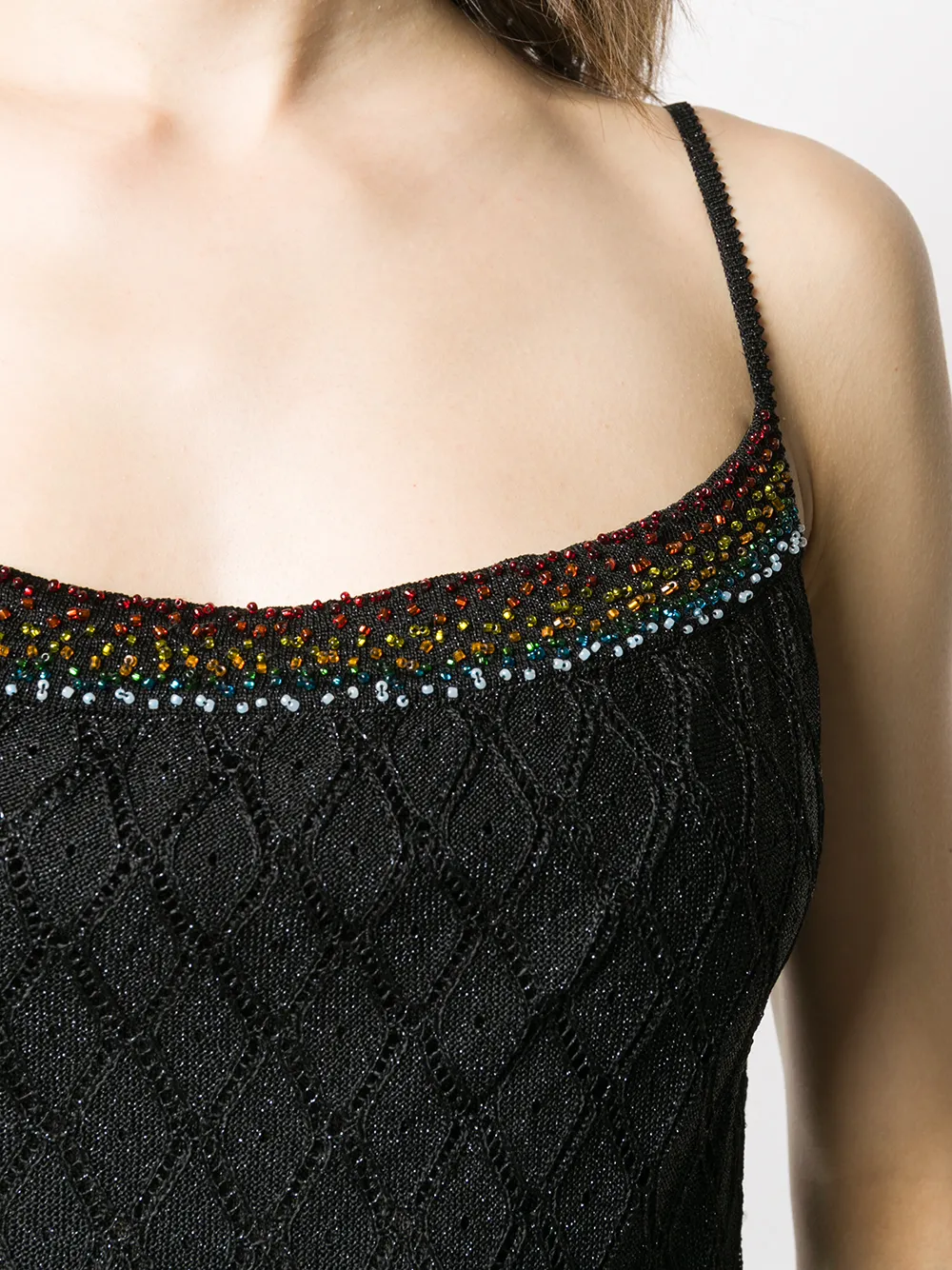 Femme Christian Dior Robe En Maille Métallisée à Ornements Pre-owned 7 Femme Christian Dior Robe En Maille Métallisée à Ornements Pre-owned – Image 5