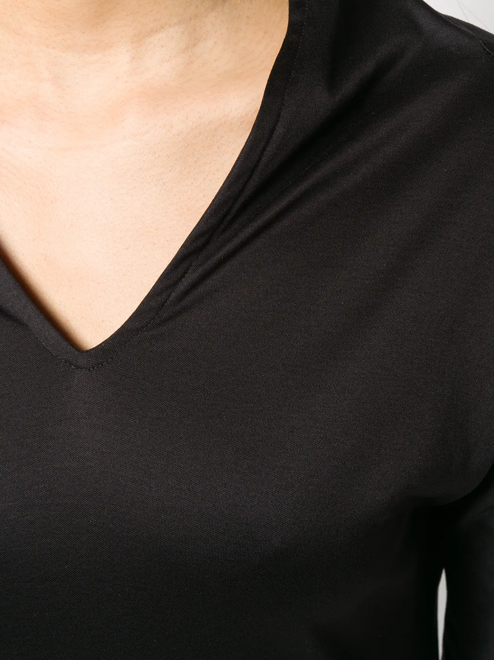 Femme Yohji Yamamoto Robe évasée à Col Montant 7 Femme Yohji Yamamoto Robe évasée à Col Montant – Image 5