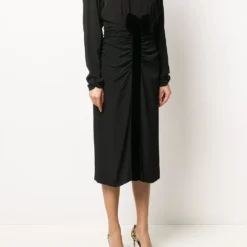 Femme Nina Ricci Robe à Détails De Fronces 10 Femme Nina Ricci Robe à Détails De Fronces -Promos Féerie Jupe Boutique 15142621 27283216 1000