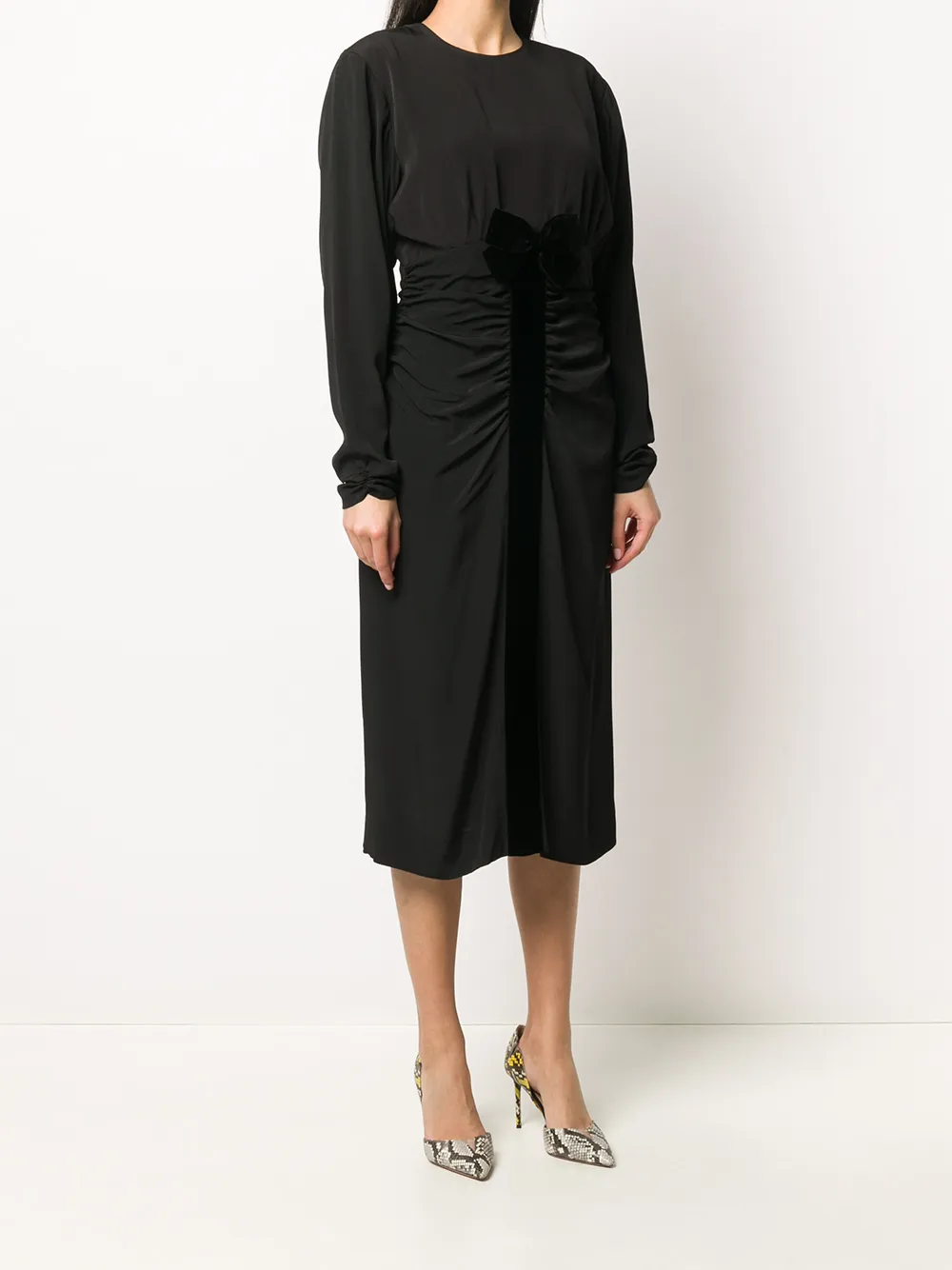 Femme Nina Ricci Robe à Détails De Fronces 5 Femme Nina Ricci Robe à Détails De Fronces – Image 3