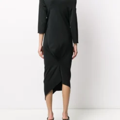 Comme Des Garcons Femme Comme Des Garçons Robe Mi-longue à Empiècement Drapé -Promos Féerie Jupe Boutique 15273741 26774561 1000