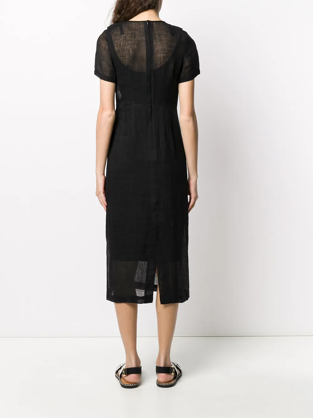 Comme Des Garcons Femme Comme Des Garçons Robe Volantée à Effet De Transparence 6 Comme Des Garcons Femme Comme Des Garçons Robe Volantée à Effet De Transparence – Image 4