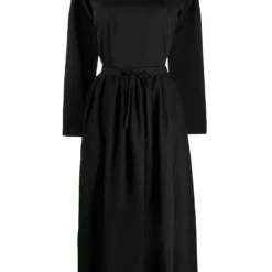 Comme Des Garcons Femme Comme Des Garçons Robe Mi-longue à Col Claudine