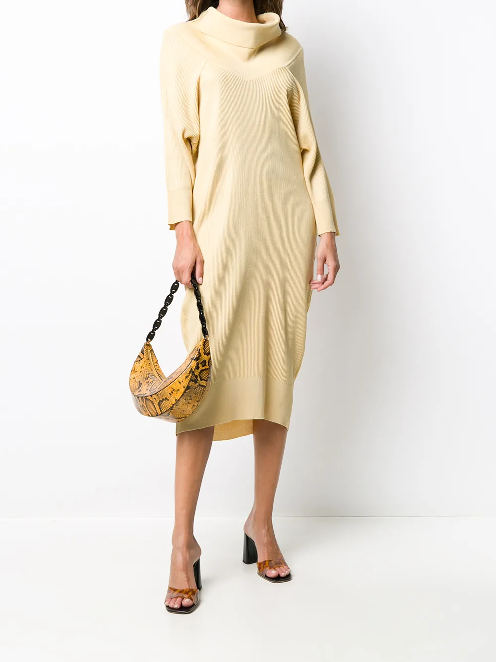 Femme Issey Miyake Robe En Maille Nervurée 4 Femme Issey Miyake Robe En Maille Nervurée – Image 2