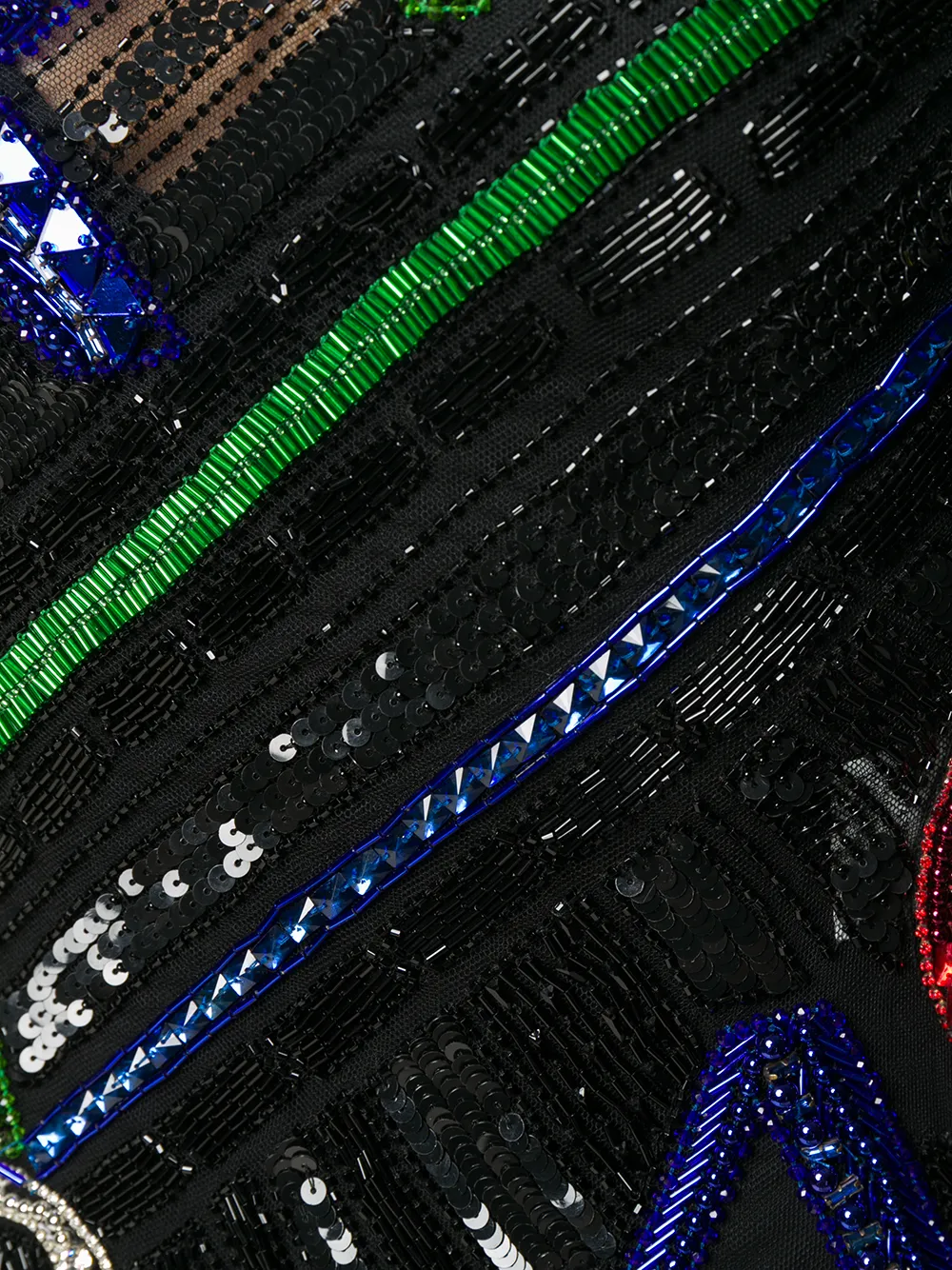 Femme Versace Robe Courte Brodée De Sequins 7 Femme Versace Robe Courte Brodée De Sequins – Image 5