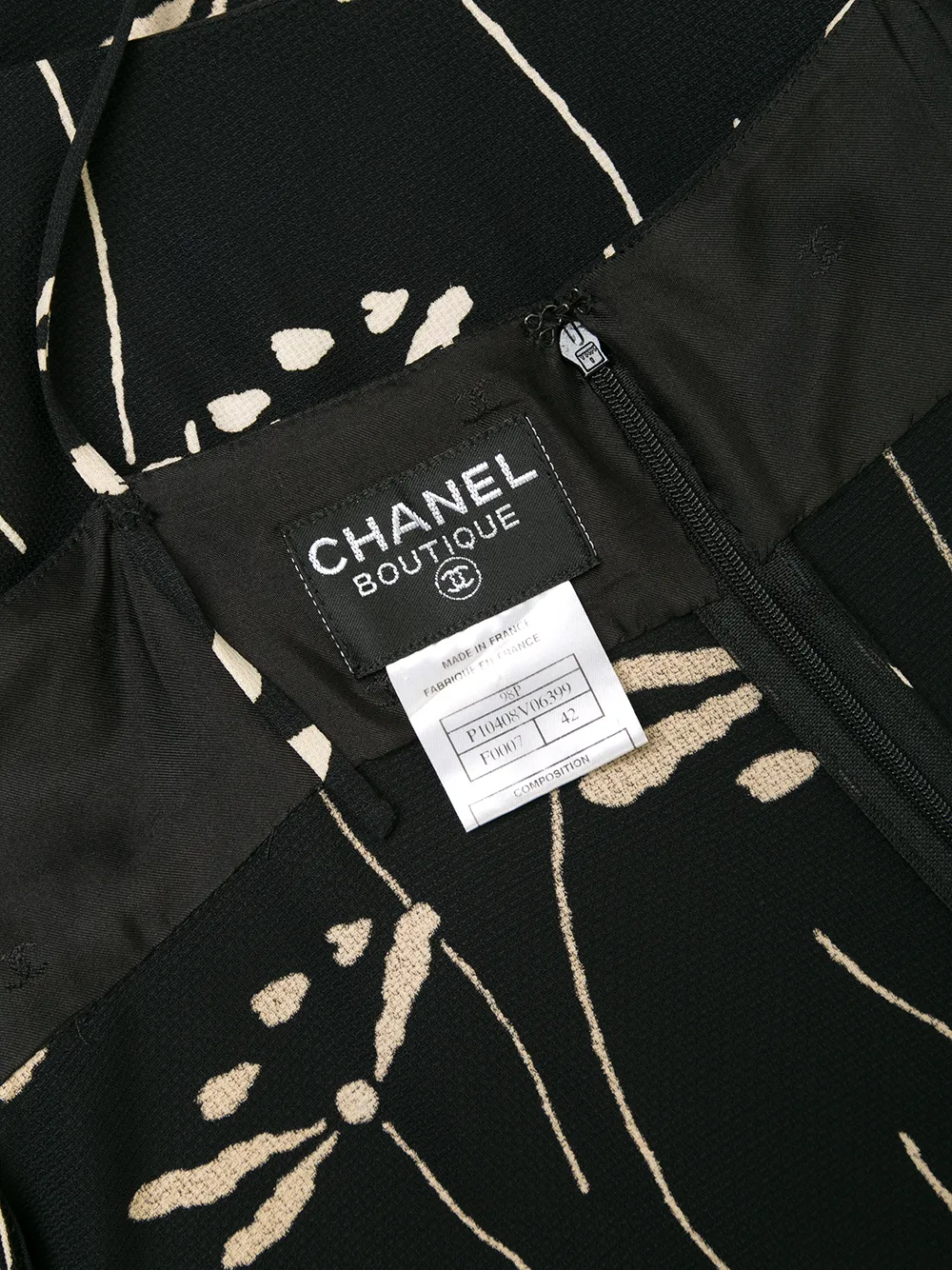 Femme CHANEL Robe à Fleurs 5 Femme CHANEL Robe à Fleurs – Image 3