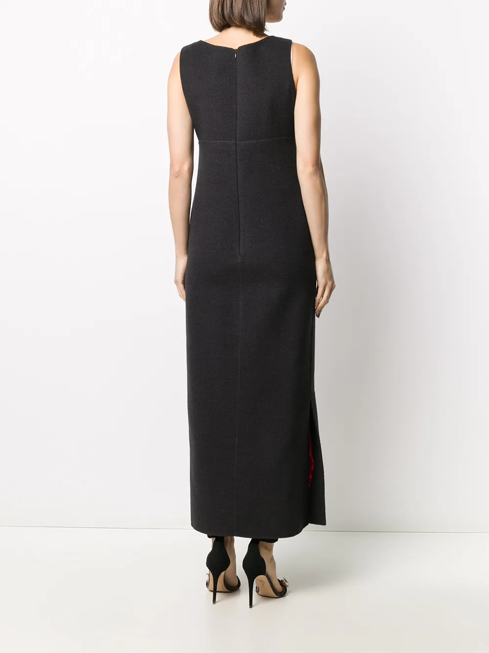 GIANFRANCO FERRE Femme Gianfranco Ferré Robe à Empiècement Contrastant (années 2000) 6 GIANFRANCO FERRE Femme Gianfranco Ferré Robe à Empiècement Contrastant (années 2000) – Image 4