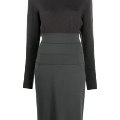 Femme Missoni Robe Mi-longue En Maille (années 1980)