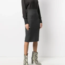 Femme Missoni Robe Mi-longue En Maille (années 1980) 9 Femme Missoni Robe Mi-longue En Maille (années 1980) -Promos Féerie Jupe Boutique 16053525 30109788 1000