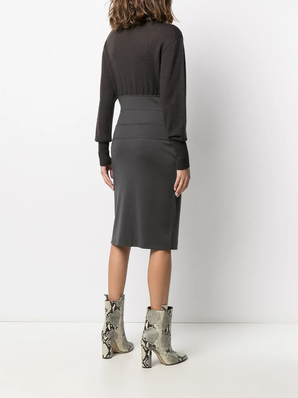 Femme Missoni Robe Mi-longue En Maille (années 1980) 6 Femme Missoni Robe Mi-longue En Maille (années 1980) – Image 4