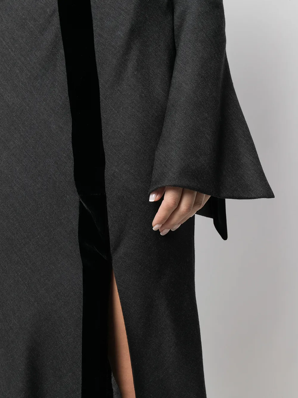 GIANFRANCO FERRE Femme Gianfranco Ferré Robe Longue à Fentes (années 1990) 7 GIANFRANCO FERRE Femme Gianfranco Ferré Robe Longue à Fentes (années 1990) – Image 5