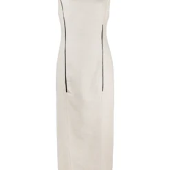 GIANFRANCO FERRE Femme Gianfranco Ferré Robe Longue à Design Sans Manches (années 1990)