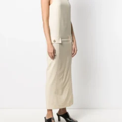 GIANFRANCO FERRE Femme Gianfranco Ferré Robe Longue à Poches à Rabat (années 2000) -Promos Féerie Jupe Boutique 16055548 30109820 1000