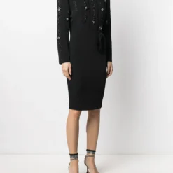 Femme A.N.G.E.L.O. Vintage Cult Robe Courte Ajustée à Ornements (années 1980) -Promos Féerie Jupe Boutique 16069207 30191740 1000