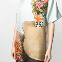 Femme Walter Van Beirendonck Robe En Soie à Manches Courtes -Promos Féerie Jupe Boutique 16171471 30711521 1000