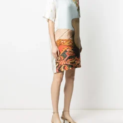 Femme Walter Van Beirendonck Robe En Soie à Manches Courtes -Promos Féerie Jupe Boutique 16171471 30711522 1000