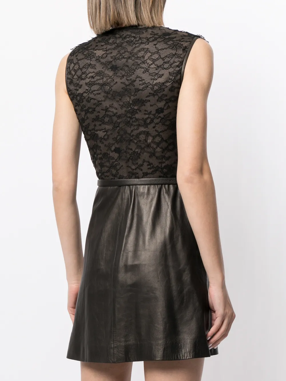 Femme Valentino Garavani Robe Volantée à Design Sans Manches 6 Femme Valentino Garavani Robe Volantée à Design Sans Manches – Image 4