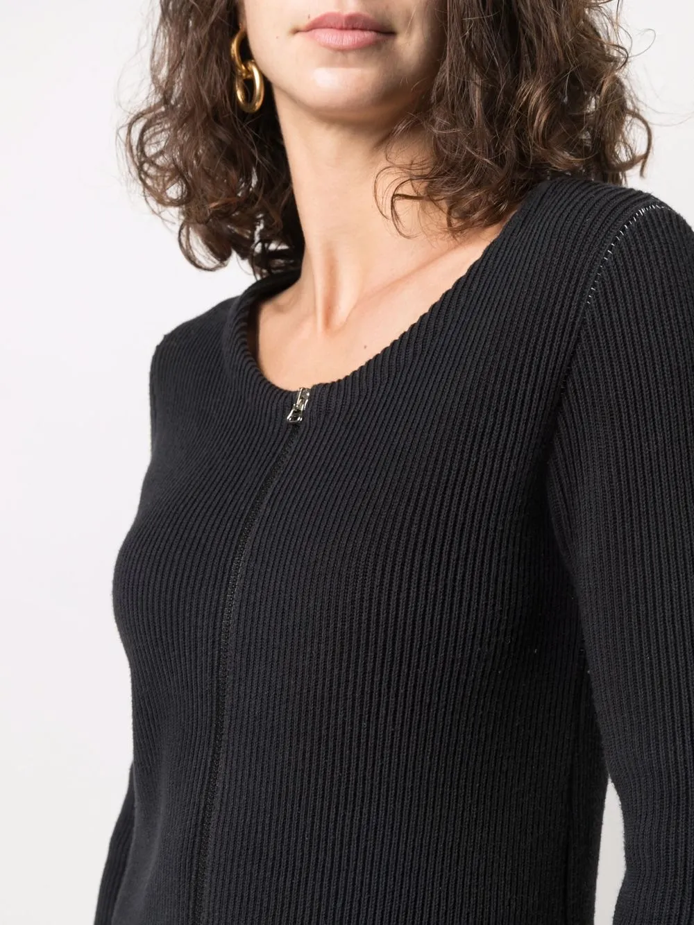 Femme Maison Martin Margiela Robe Zippée En Maille (années 2000) 7 Femme Maison Martin Margiela Robe Zippée En Maille (années 2000) – Image 5