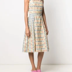 Femme A.N.G.E.L.O. Vintage Cult Robe évasée Mi-longue à Fleurs 10 Femme A.N.G.E.L.O. Vintage Cult Robe évasée Mi-longue à Fleurs -Promos Féerie Jupe Boutique 16683767 32846921 1000