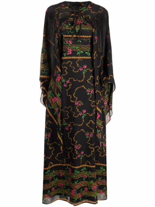 Femme A.N.G.E.L.O. Vintage Cult Ensemble Robe Et Cape à Fleurs (années 1970) 6 Femme A.N.G.E.L.O. Vintage Cult Ensemble Robe Et Cape à Fleurs (années 1970) -Promos Féerie Jupe Boutique 16684349 35803858 1000