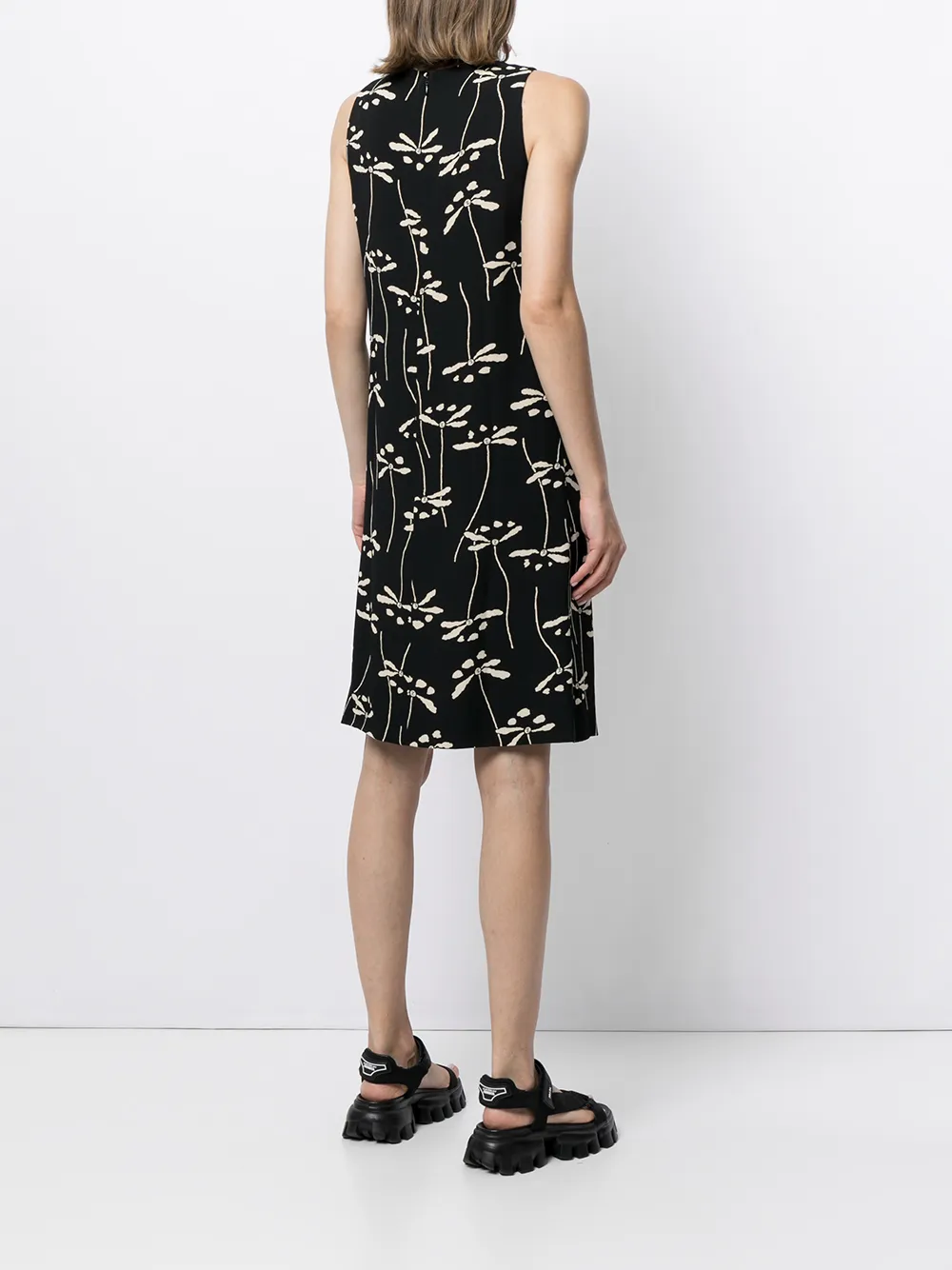 Femme CHANEL Robe Mi-longue à Fleurs (1998) 6 Femme CHANEL Robe Mi-longue à Fleurs (1998) – Image 4