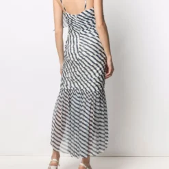 Femme CHANEL Robe Mi-longue à Rayures (2008) 10 Femme CHANEL Robe Mi-longue à Rayures (2008) -Promos Féerie Jupe Boutique 16747408 33285101 1000