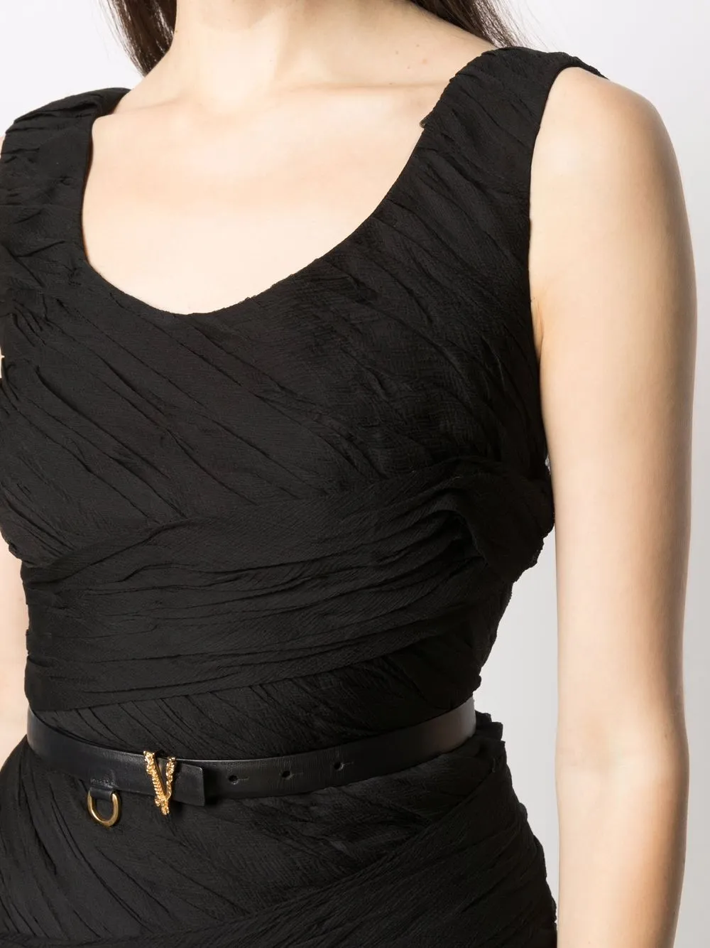 Femme Lanvin Robe à Fronces (années 1960) 7 Femme Lanvin Robe à Fronces (années 1960) – Image 5