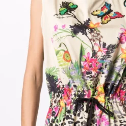 Femme A.N.G.E.L.O. Vintage Cult Robe Fleurie à Lien De Resserrage (années 1990) -Promos Féerie Jupe Boutique 16823703 33573214 1000