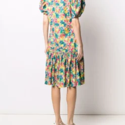 Femme A.N.G.E.L.O. Vintage Cult Robe à Fleurs 10 Femme A.N.G.E.L.O. Vintage Cult Robe à Fleurs -Promos Féerie Jupe Boutique 16857620 33577792 1000