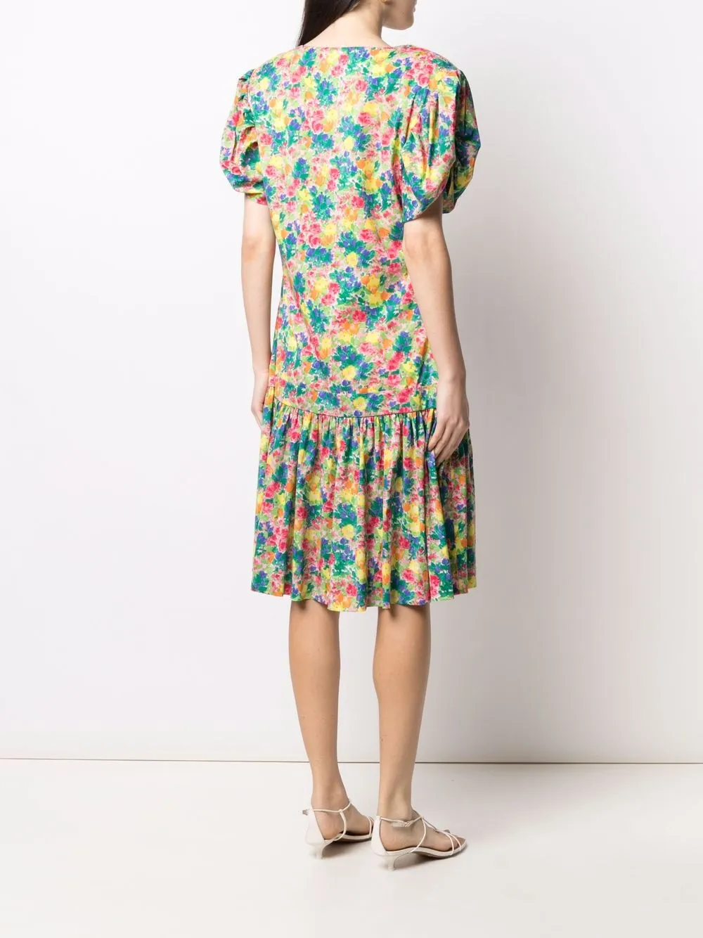 Femme A.N.G.E.L.O. Vintage Cult Robe à Fleurs 6 Femme A.N.G.E.L.O. Vintage Cult Robe à Fleurs – Image 4