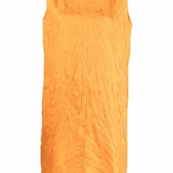 Femme Issey Miyake Robe Mi-longue à Design Sans Manches