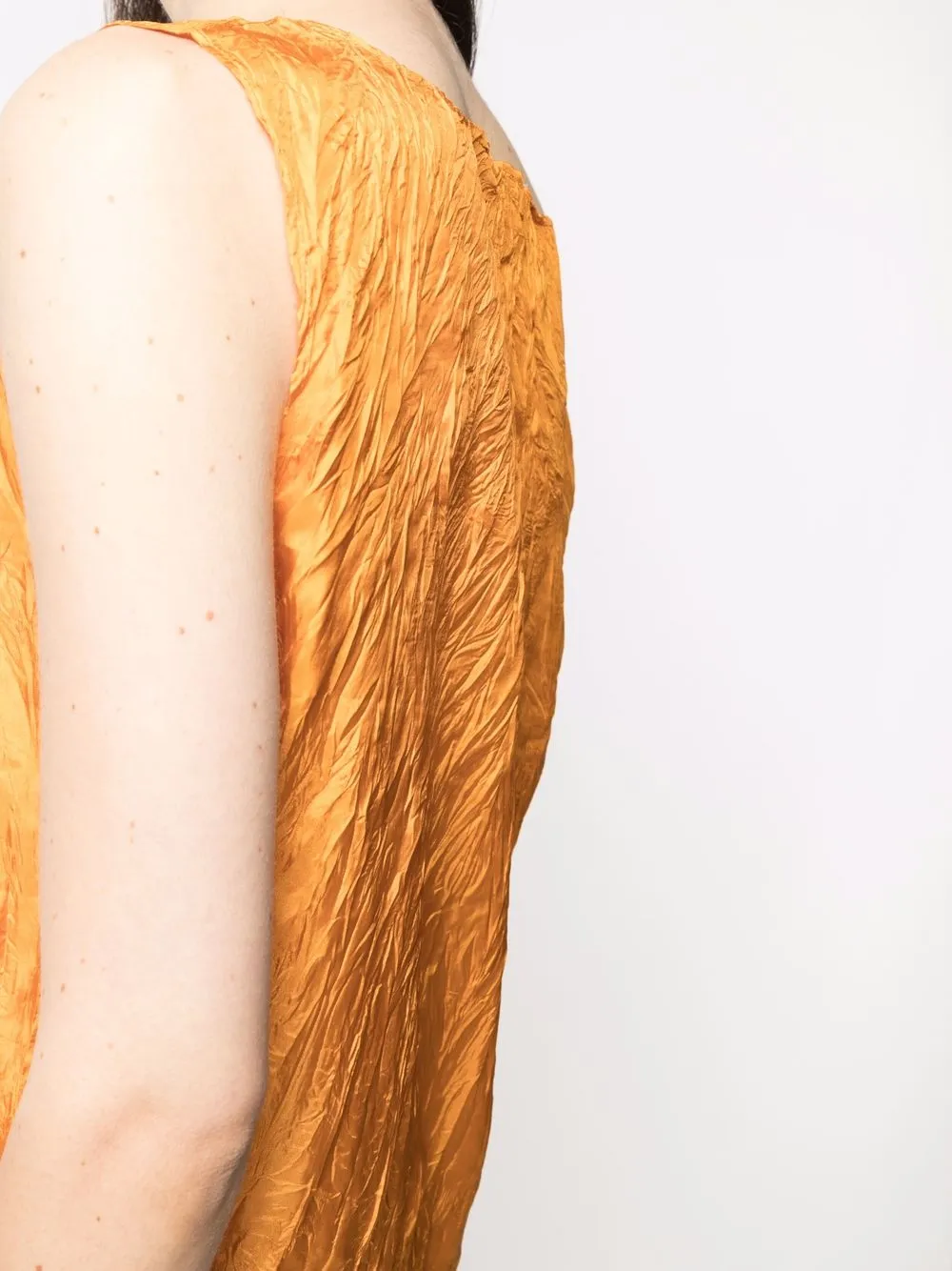 Femme Issey Miyake Robe Mi-longue à Design Sans Manches 7 Femme Issey Miyake Robe Mi-longue à Design Sans Manches – Image 5