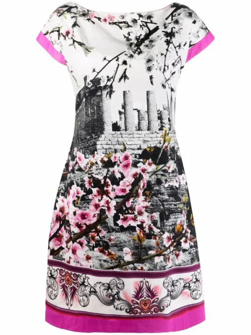 Femme A.N.G.E.L.O. Vintage Cult Robe à Imprimé Photographique (années 2000) -Promos Féerie Jupe Boutique 16864572 33617893 1000