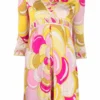 Femme PUCCI Robe En Soie à Imprimé Abstrait (années 1970) -Promos Féerie Jupe Boutique 16917836 35371717 1000