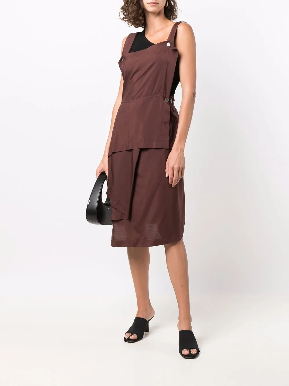 Femme Yohji Yamamoto Robe à Volants (années 1990) 4 Femme Yohji Yamamoto Robe à Volants (années 1990) – Image 2