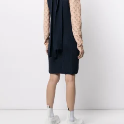 Femme CHANEL Robe En Maille à Col Plongeant (2008) -Promos Féerie Jupe Boutique 16964023 33998270 1000