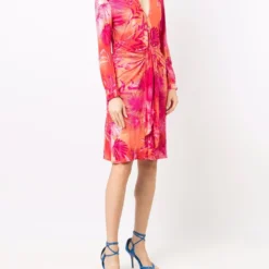 Femme Versace Robe Imprimée En Soie (années 2000) -Promos Féerie Jupe Boutique 17023469 34266277 1000