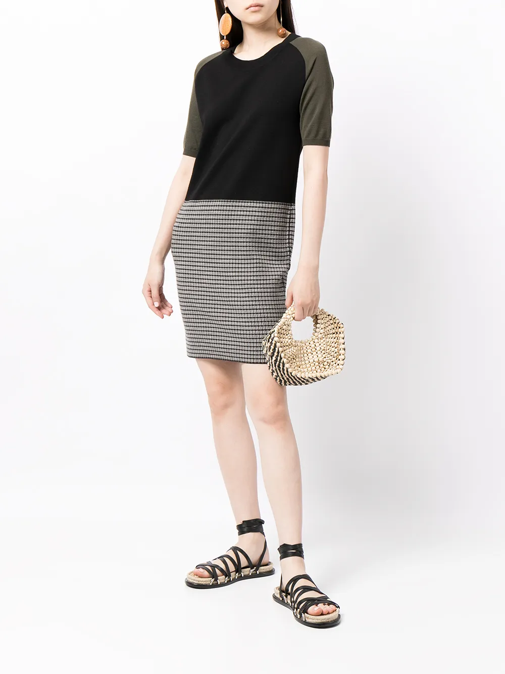 Femme Christian Dior Robe Colour Block En Maille Fine Pre-owned 4 Femme Christian Dior Robe Colour Block En Maille Fine Pre-owned – Image 2