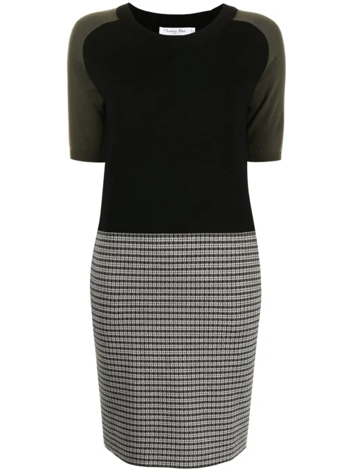 Femme Christian Dior Robe Colour Block En Maille Fine Pre-owned 1 Femme Christian Dior Robe Colour Block En Maille Fine Pre-owned -Promos Féerie Jupe Boutique 17064867 34543702 1000