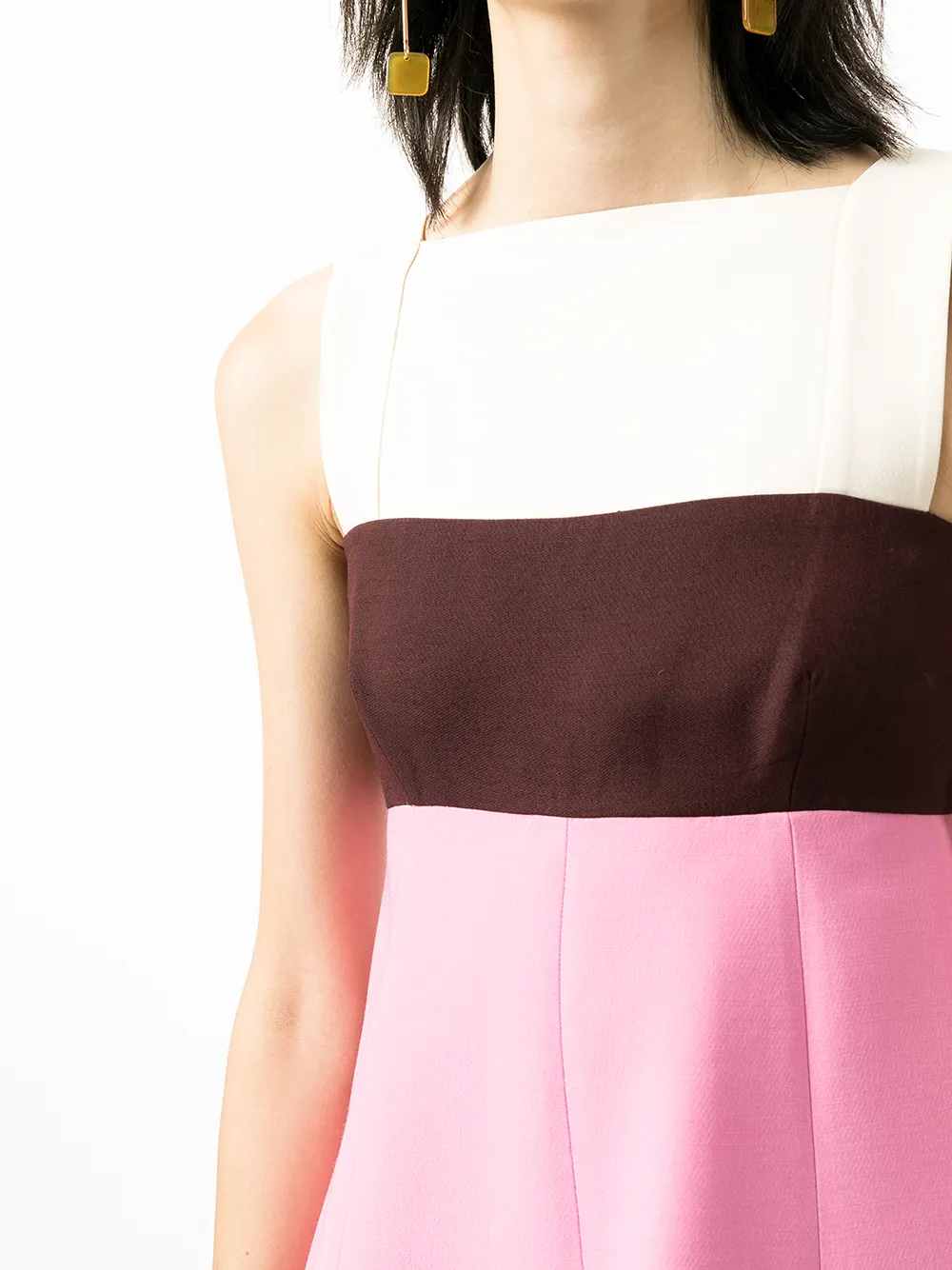 Femme Valentino Garavani Robe Colour Block à Taille Empire 7 Femme Valentino Garavani Robe Colour Block à Taille Empire – Image 5