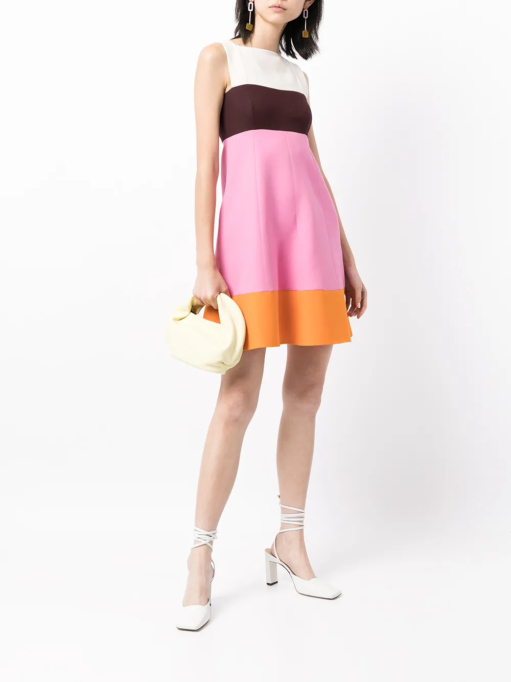 Femme Valentino Garavani Robe Colour Block à Taille Empire 4 Femme Valentino Garavani Robe Colour Block à Taille Empire – Image 2