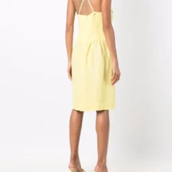 Femme CHANEL Robe En Lin à Bretelles Croisées (1996) 10 Femme CHANEL Robe En Lin à Bretelles Croisées (1996) -Promos Féerie Jupe Boutique 17134952 34752652 1000